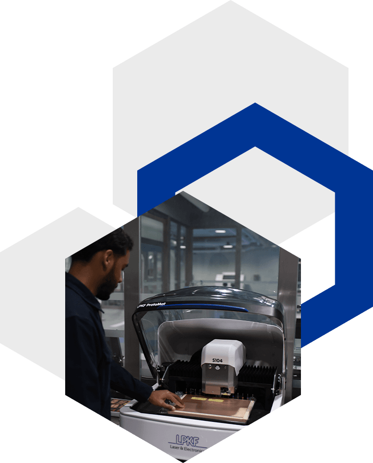 Professional printed circuit board manufacturing and assembly services at DRL